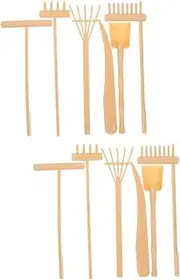 Vaguelly 2sets DIY Zen Garden Tool Kit Plastic Rake Crafts Table Rake Sensory Tray Sand Art Sets Zen Garden Accessories Australia 6pcs*2
