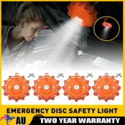 4Pack 15 LED Road Flare Emergency Roadside Beacon Safety Warning Strobe Lights