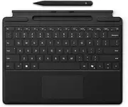 Microsoft Surface Pro Keyboard with Surface Slim Pen | Black | QWERTZ | Compatible with Surface Pro Copilot+ PC (11th Edition), Surface Pro 9 & Surface Pro 8