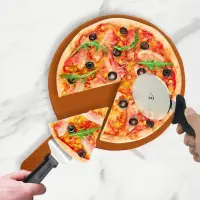 在飛比找蝦皮購物優惠-2PCS Pizza Wheel Cutter and Pi