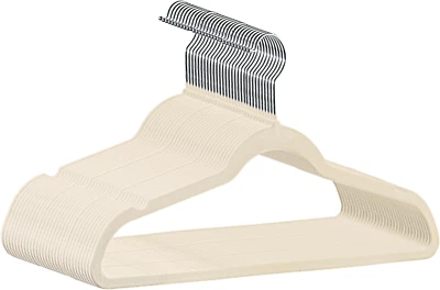 Premium Velvet Hangers 30 Pack, Non-Slip Suit Clothes Hangers, 360 Degree Swivel