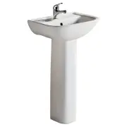 RAK Lara Pedestal Basin, 1TH, Gloss White