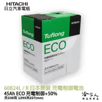 在飛比找蝦皮商城優惠-【 HITACHI 】60B24L 日本原裝 專用汽車電池 