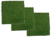 3Pcs Washable Chicken Nesting Box Mats Durable Artificial Grass Rugs for Comfortable Nesting Air Circulation Design for Chicken Supplies