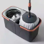 1 Set Household Rotating Floor Mop and Mop Bucket Set Carry free Washing Mop