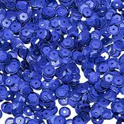 sourcing map Loose Sequins 4200Pcs Silver Backed Cup Embroidery Sequins for Jewelry Making Crafts Sewing, Sapphire Blue