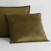 Sheridan Kahri European Sham in Olive Polyester
