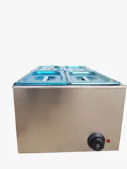 Commercial Electric Food Warmer Bain Marie Buffet Catering 13L (4 Container)