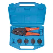 LY-03C-5D Multi Head Ratchet Cable Terminal Connector Crimping Tool Set