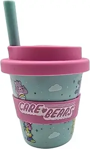 HOX Officially Licensed Kids Babyccino Travel Cup for Cold Drinks – BPA-Free, Reusable, Spill-Resistant & Portable - Care Bears