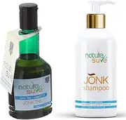 Nature Sure Combo Jonk Tail Leech Oil (110ml) & Jonk Shampoo Hair Cleanser for Men & Women (300ml)