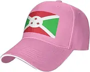 [SSIULUS] Flag of Burundi Casquette Cap Hats,Trucker,Baseball Cap with Snapback,Perfect for Summer,Golf