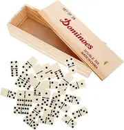 KOMBIUDA 1 Set Dominoes Game Multi-Function Bracket Colorimetric Tray Bracket Frame Rolled Headband Ties Small Fish Tank Decoration Bracket Display Board Domino Mini Decoration Pin Wood