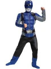 Deluxe Blue Power Rangers Beast Morpher Boys Costume