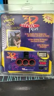 9 - 3D Magic Plus Single Use Camera 12 Full Size 3D Prints Disposable Cameras