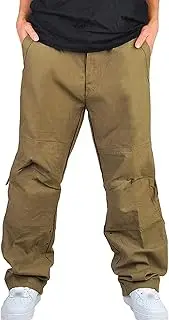 [JEShifangjiusu] Men's Outdoor Cargo Pants with Multi Pockets Cotton Tactical Hiking Pants Outdoor Military Army Cargo Pants