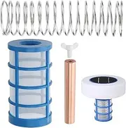 Uoqpty Copper Anode Replacement Kit,Copper Anode for Pool Cleaning - Include Basket Screen and Screw, Reduces Chlorine Replacement Parts for Spa