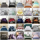 Floral Soft Comforter Set Quilted Doona Queen King Size Bed Pillowcase Stripe AU
