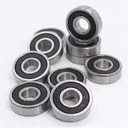 ACAECMGGFP Bearing ABEC-1 10PCS 9x24x7 mm Miniature 609-2RS Ball Bearings 609 2RS Bicycle bearings