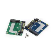Mini PCI-e MSATA to 2.5'' SATA 6.0 Gps Adapter Converter Card Module Blue /Gree