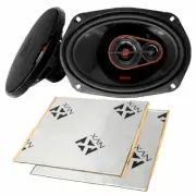 Cerwin Vega H7693 6x9" 3-Way Coaxial Speakers with Sound Damping