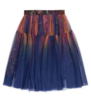 [Paade Mode] Paade Mode Floral jersey and tulle skirt Y 4 multicoloured