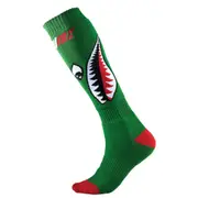 Oneal Bomber Motocross Socks, green for Men One Size