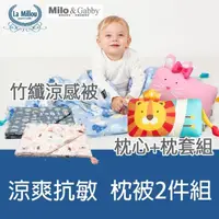 在飛比找momo購物網優惠-【La Millou+Milo&Gabby】竹纖涼感被+超細