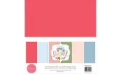 Carta Bella SUMMER 12x12 Coordinating Solids Textured Cardstock Kit