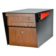 Mail Boss Post Mount Mailbox High Security Reinforced Patented Locking System