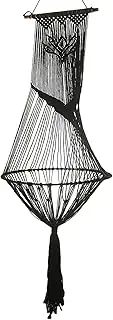 Woven Cat Bed | Macrame Boho-Style Hanging Pet Swing | Space-Saving Kitten Lounger | Floating Cat Hammock | Bohemian Cat Bed | Versatile Cat Swing Bed for Home, Living Room, Bedroom, or Balcony