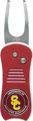 USC Trojans Golf Switchblade Divot Tool Maroon/White