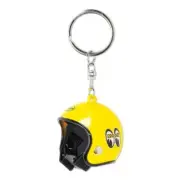 Mooneyes helmet key ring with logo yellow hot rod rockabilly 1932