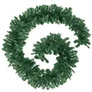 16.4FT Christmas Garland Artificial Wreath with Lights Stairs Home Rattan Decor