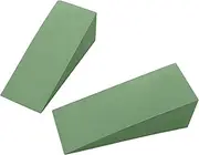 Yoga Wedge - Foam Incline Board and Squat Wedge Block | Foam Calf Stretch Knee Pads, Back Support Foam Slant Board for Leg Stretching