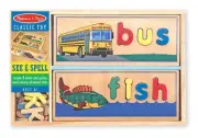 See & Spell Wood Puzzle - Melissa & Doug