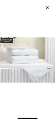 NEW Sheridan Abbotson Towel Set White 4pce