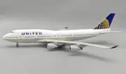 Inflight IF744UA0424 United Airlines B747-400 N107UA Diecast 1/200 AV Jet Model