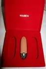 Guerlain Rouge G Velvet Matte Lipstick 159 + Le Camel Case ENGRAVED Set $80 NEW