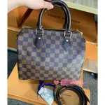 『二手』LV 路易威登 ALMA BB MINI 棋盤格 貝殼包 艾瑪包 手提包 斜背包 兩用包 N41221