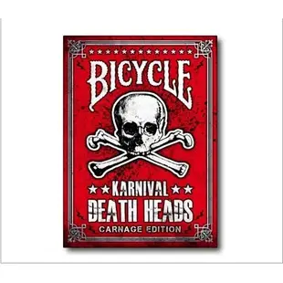 【USPCC】撲克牌Bicycle Karnival 死亡頭 carnage 限量牌-S103182123