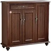Freestanding Modern Simple Wooden Large Capacity Storage Cabinet Home Doorway Indoor Entrance Cabinet Shoe Cupboard