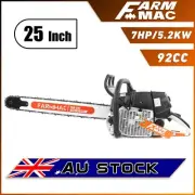 92cc Gas Chainsaw with 25'' Bar Chain Compatible with MS660 For Milling Cut Wood