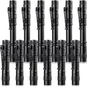 Honoson 12 Pieces Mini Small LED Flashlight Bulk Pocket Pen Flashlight 3.5 Inch,
