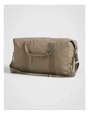 [Fine Day] Traveller Canvas Overnighter Bag in Walnut