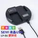 【199超取免運】[享樂攝影]SEIVI 液晶USB LPE6 LP-E6 雙快充 攝影機/持續燈用電池充電器 可用行動電源充電 充電方便 5D2 5D3【APP下單跨店最高20%點數回饋!!】