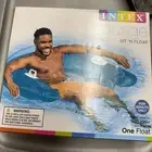 Intex Sit N Float Inflatable Lounge, 60" X 39", 1 Pack Pool Cup Holders NEW