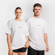 [The Brave] THE BRAVE - LIFESTYLE OVERSIZED T-SHIRT - WHITE/BLACK
