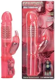 Eclipse Rabbitronic Pearls Bead G Spot Vibrator Sex Toy Rabbit Stim 6 Inch Dildo Sucking Dildo Thrusting Masturbation Vibe Gspotter Toys For Women