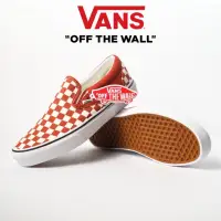 在飛比找蝦皮購物優惠-Vans Slip On 棋盤格紅色 Picante Ori